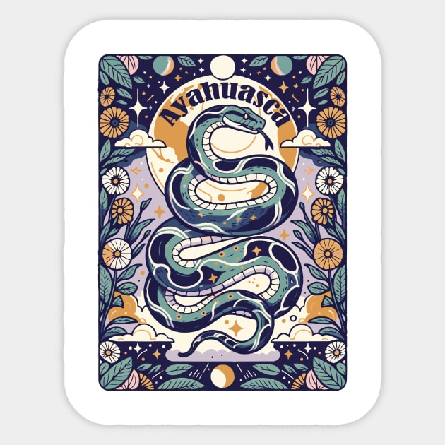 Ayahuasca Sticker by CraftyDesign66